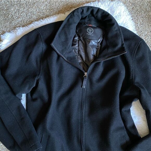 Tumi Tech Wool Blend Coat - Picture 3 of 11